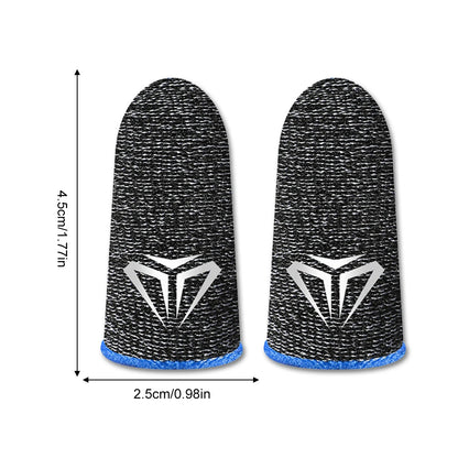 10pcs Mobile Game Fingertip Gloves For PUBG Gamer Sweatproof Anti-slip Touch Screen Finger Sleeve Breathable Gaming Finger Cover